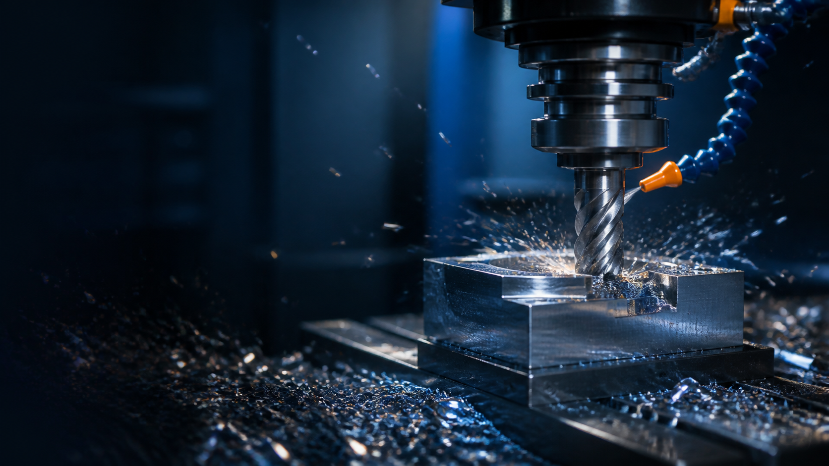 CNC talaşlı imalat işlemi